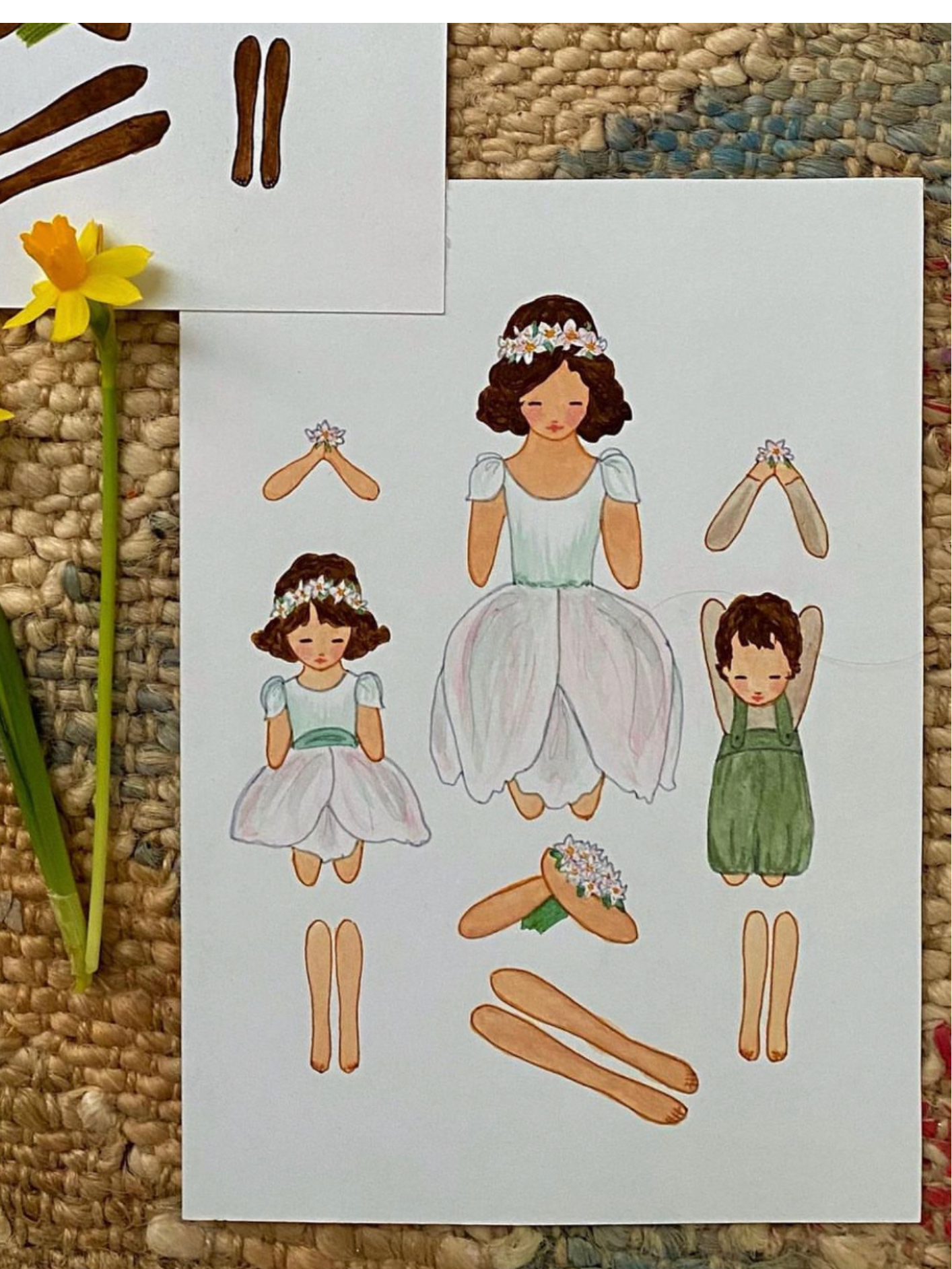 Anemone Family Cut-Out Decoration