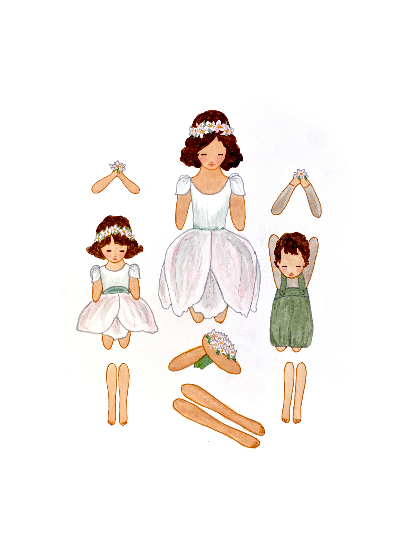 Anemone Family Cut-Out Decoration