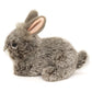 Angora Rabbit Plush, Lying, Gray