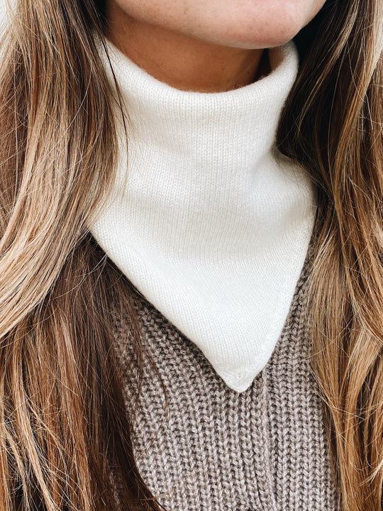 Atlas Cashmere Scarf, Natural, Organic