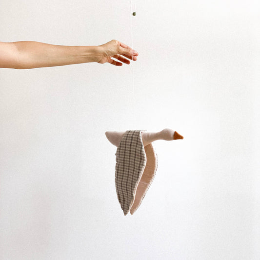 Checkered Fabric Bird