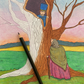 Hans Christian Andersen Fairy Tale Colouring Book with Audio, Danish Design