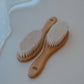 Baby Brush, Natural, Wool and Wood