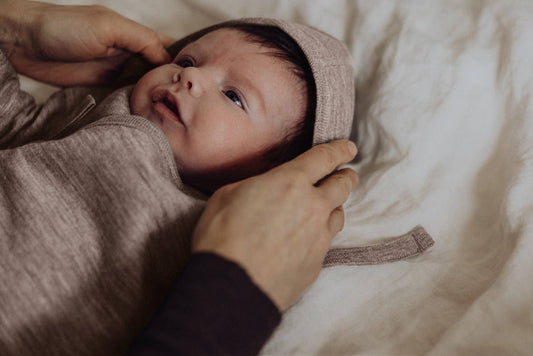 Wool Fleece Bonnet - Sand