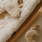 Pacifier Holder, Cloud, Creme, 100% Natural Wool