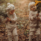 Pops Knit Leggings, Beige, 100% Organic Cotton