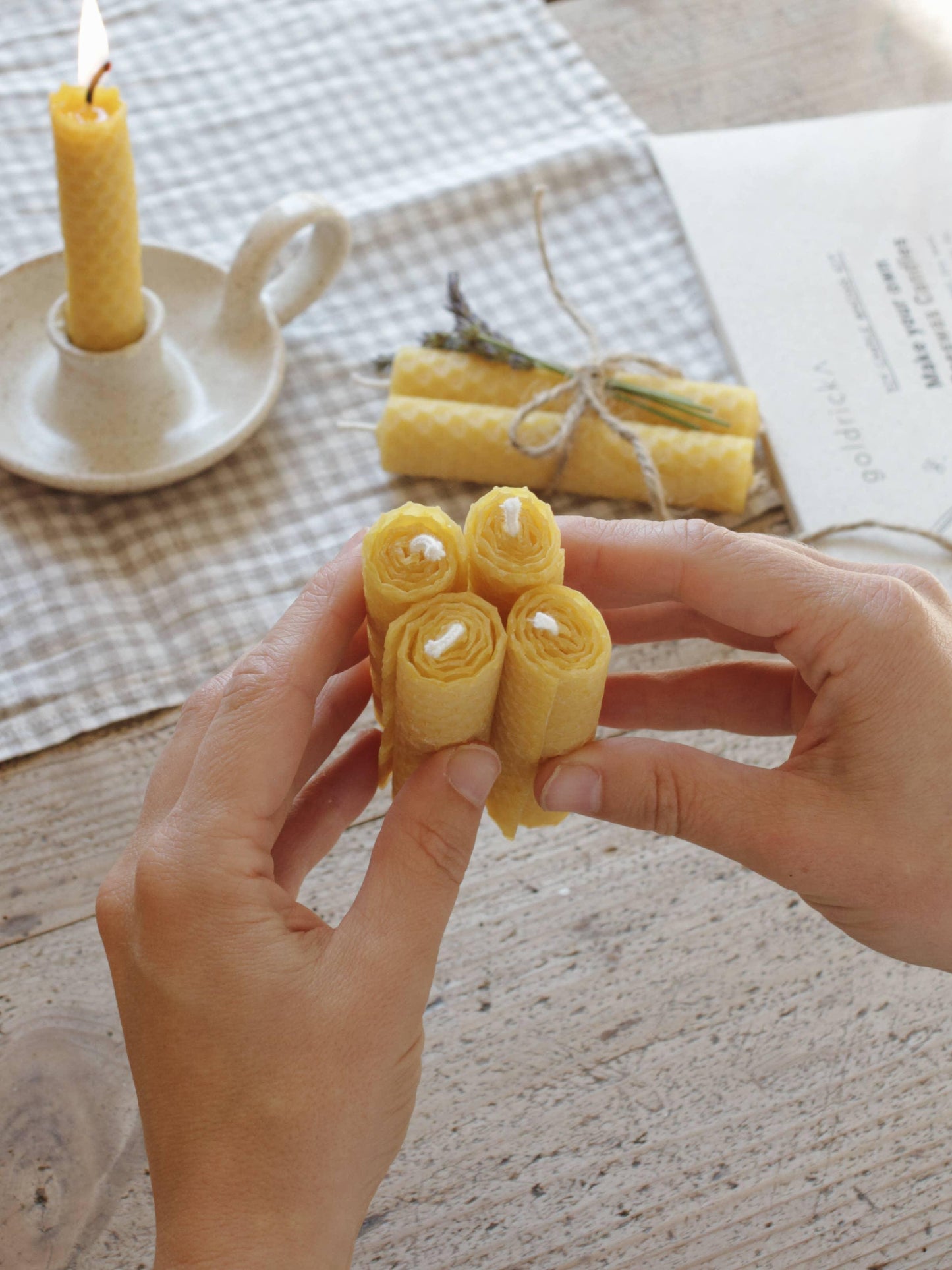 Beeswax Candle Making Kit