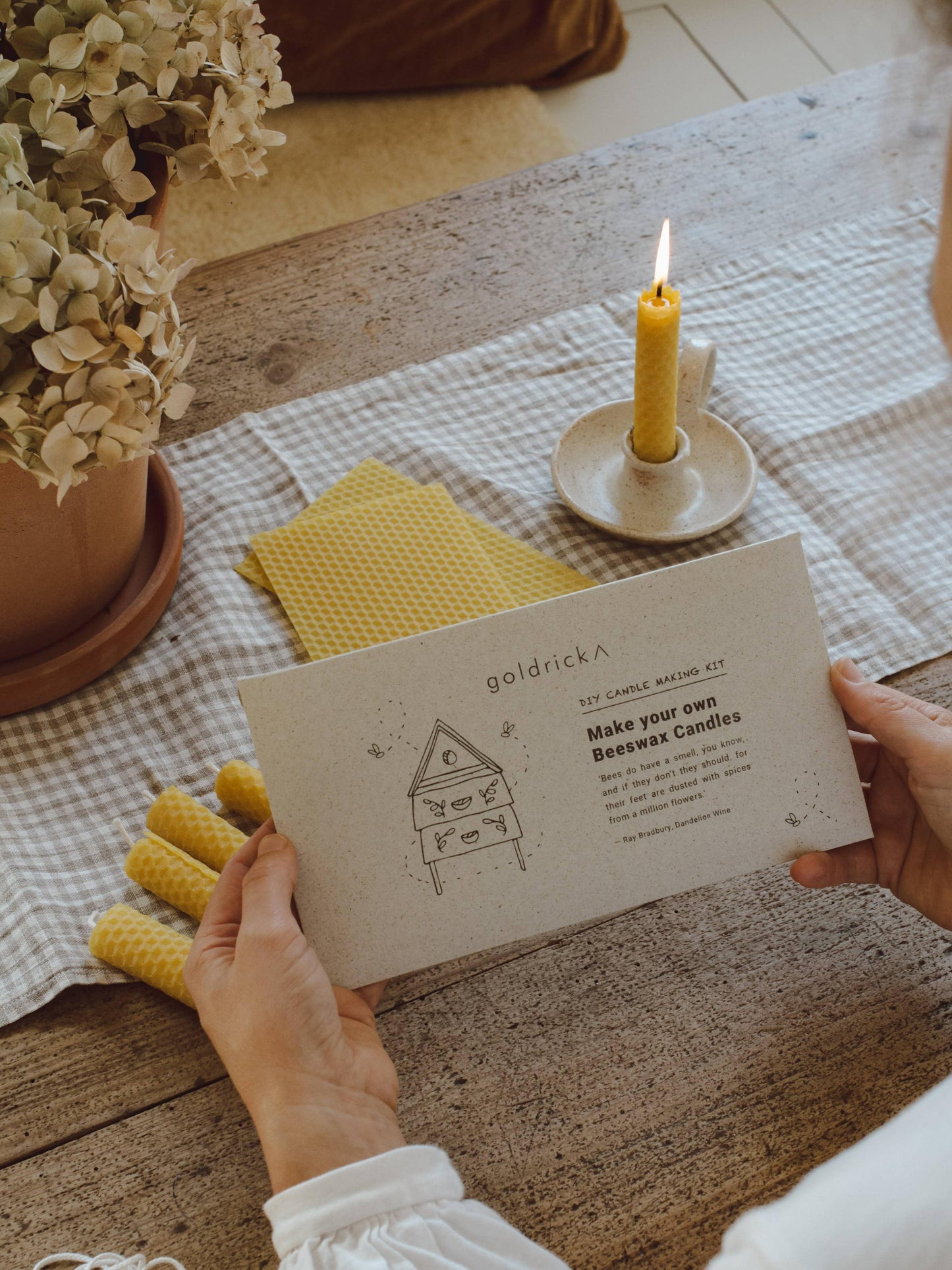 Beeswax Candle Making Kit