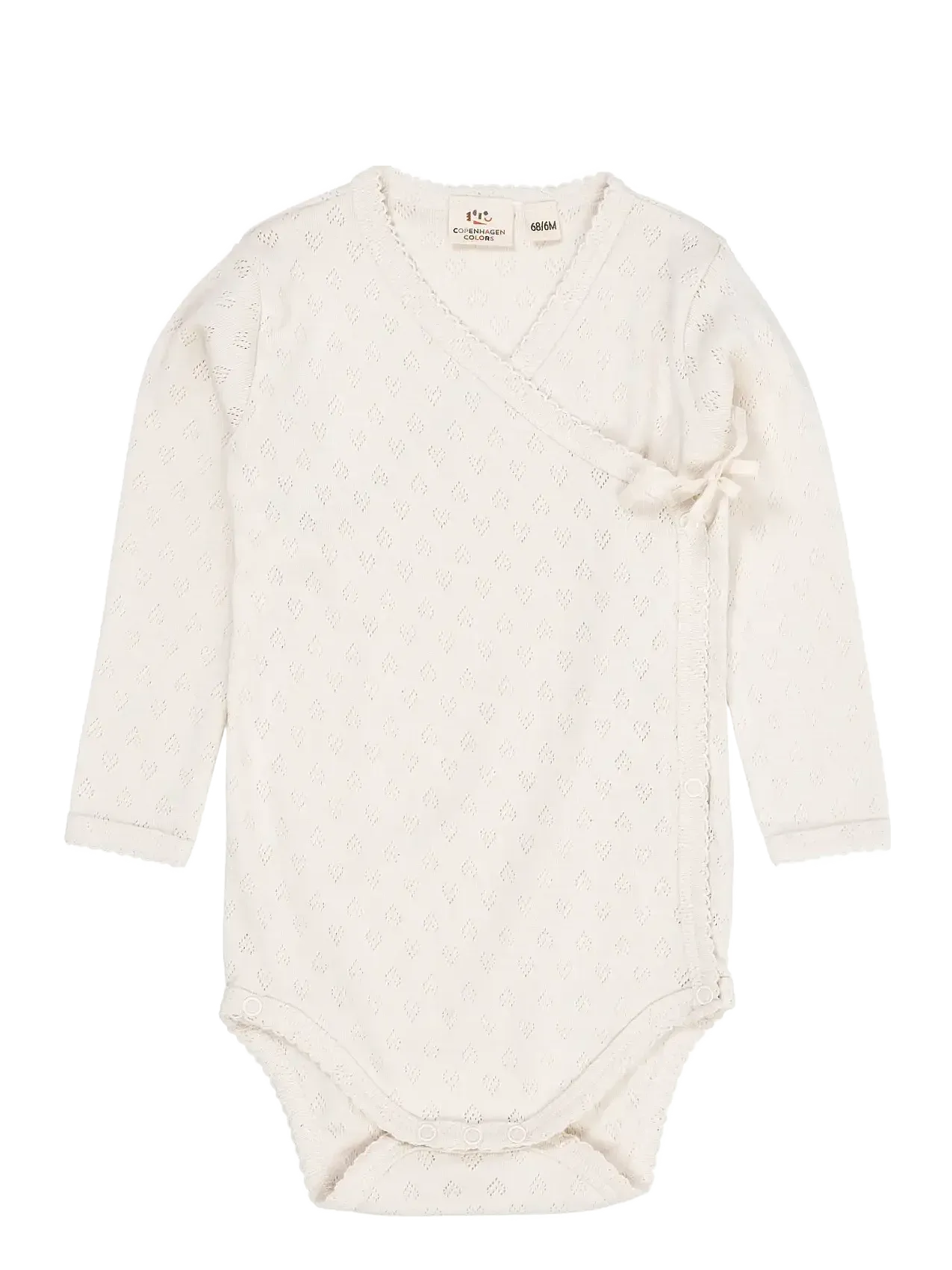 Body Crossover, Heart Pointelle, Cream