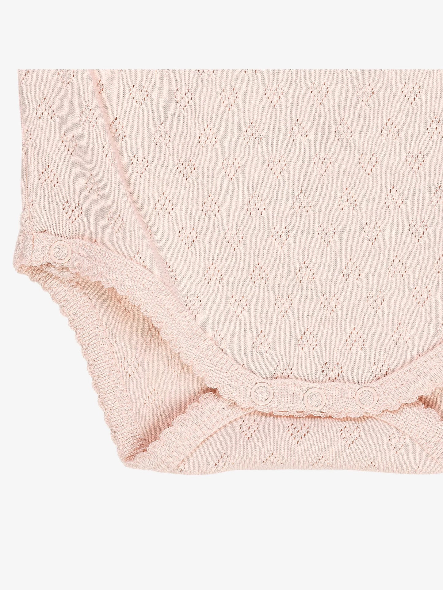 Body Crossover, Heart Pointelle, Dusty Rose