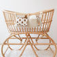 Bedside Organizer, Hanging Storage with Two Pockets, Cream or Taupe
