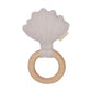 Baby Rattle With Wooden Ring 'Seashell'
