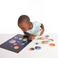 Wooden Solar System Discs Set of 11 – Montessori Space Learning Toy