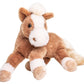 Horse, lying down (brown) - super soft - cuddly/plush toy