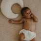 Coussin Lysor, Moon, Creme, 100% Natural Wool