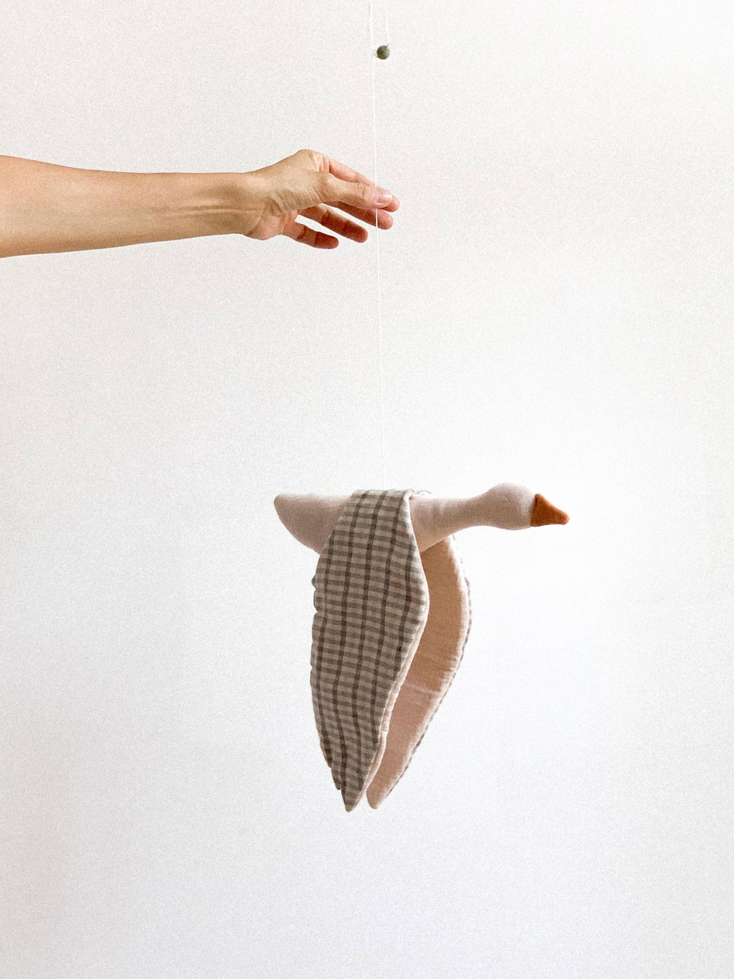 Checkered Fabric Bird