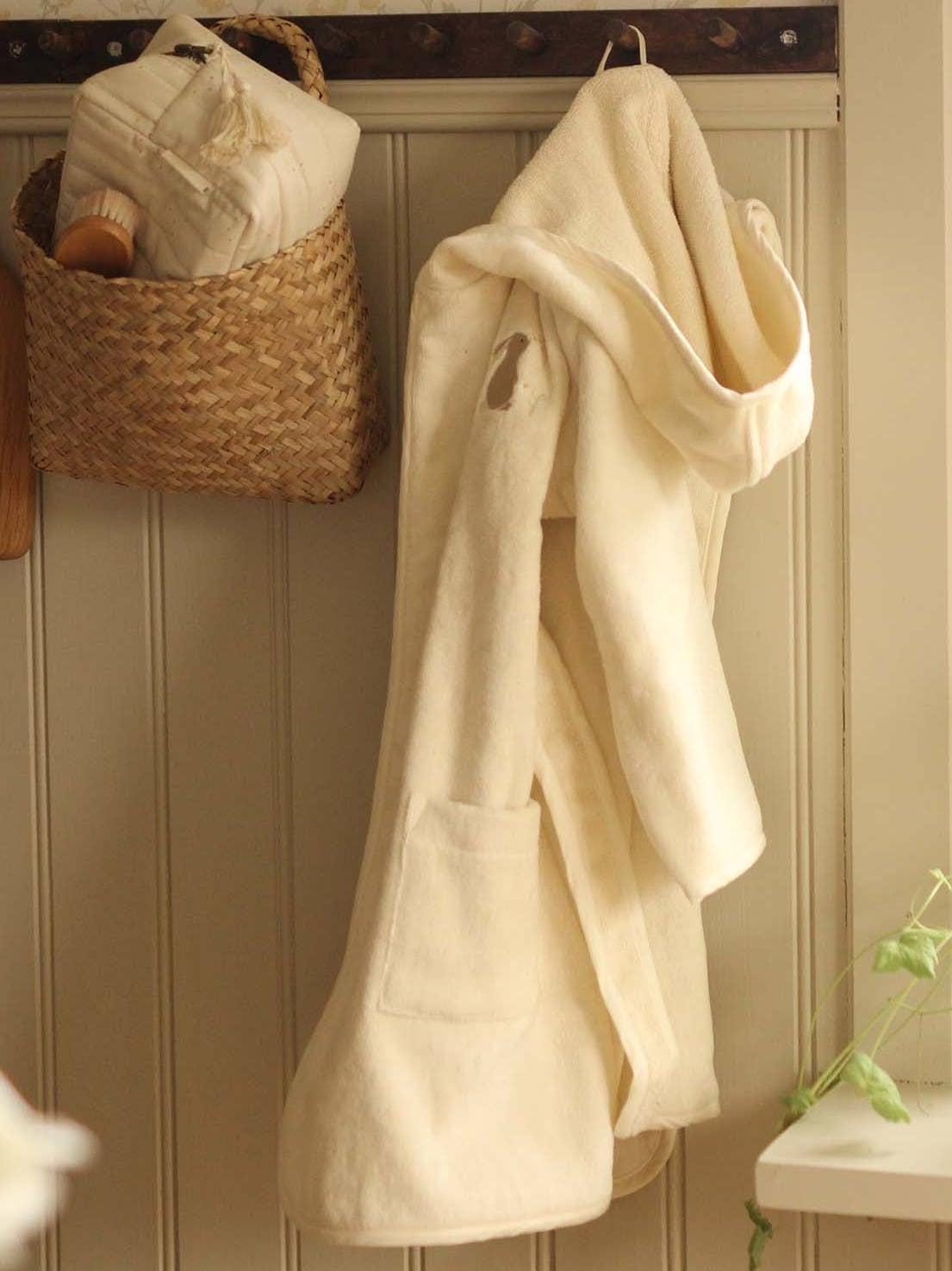 Children's Towelling Robe, Bunny