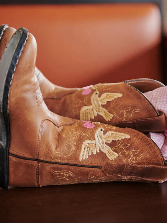 Cognac Dove Limited Cowboy Boots - Bootstock & Copenhagen Colors