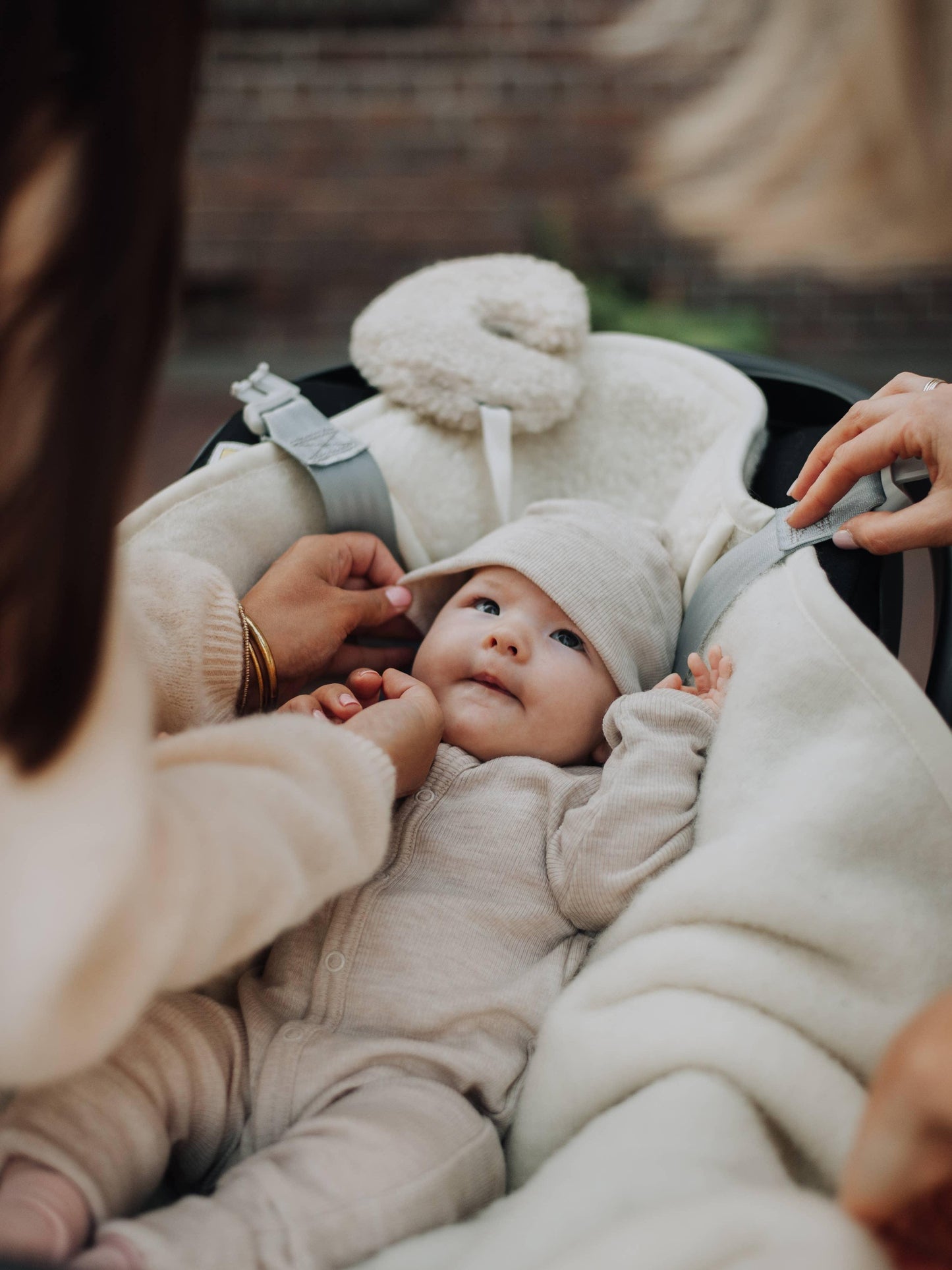 Comforter, Moon, Beige