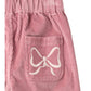 Corduroy Blouse with Embroidery, Rose