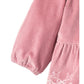 Corduroy Blouse with Embroidery, Rose
