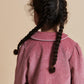 Corduroy Blouse with Embroidery, Rose