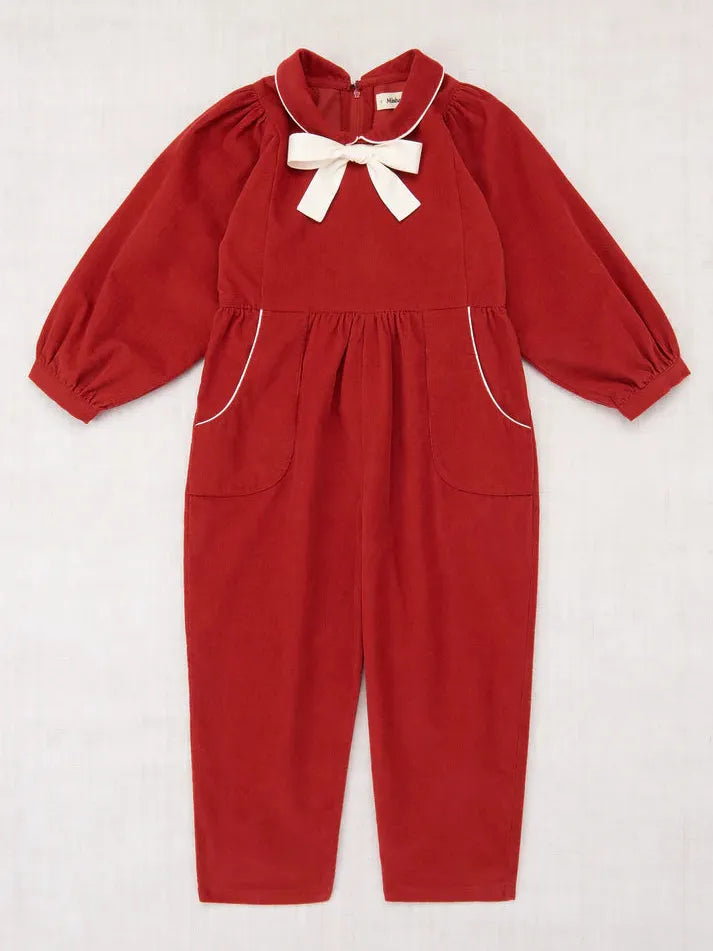 Corduroy Zora Jumpsuit, Garnet