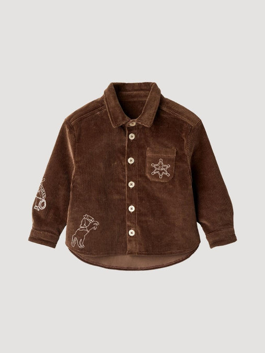 Corduroy Pants, Dark Brown