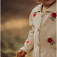 Rose Cardigan, 100% Organic Cotton