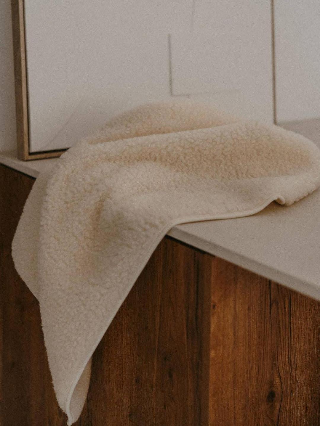 Sierra Blanket, 100% Natural Wool, 80x100cm