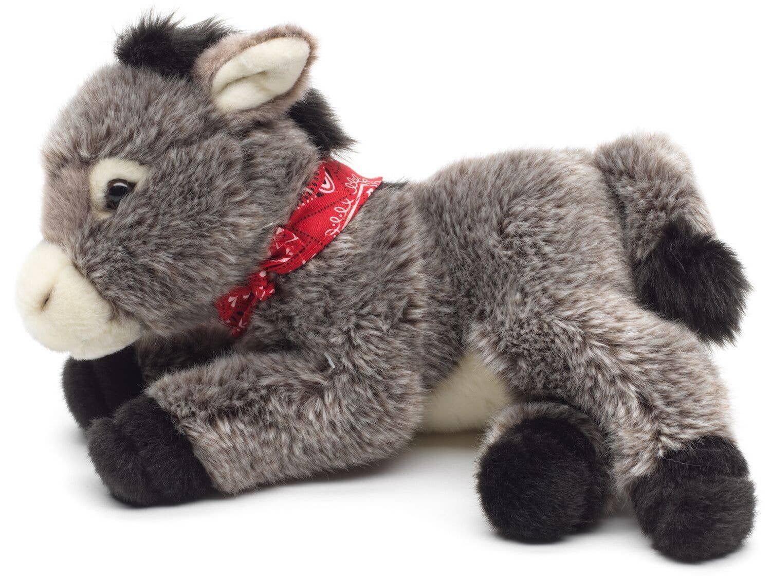 Donkey with scarf, cuddly toy