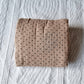 Hydrophilic cloth XL - Soft brown with dots 130x110cm