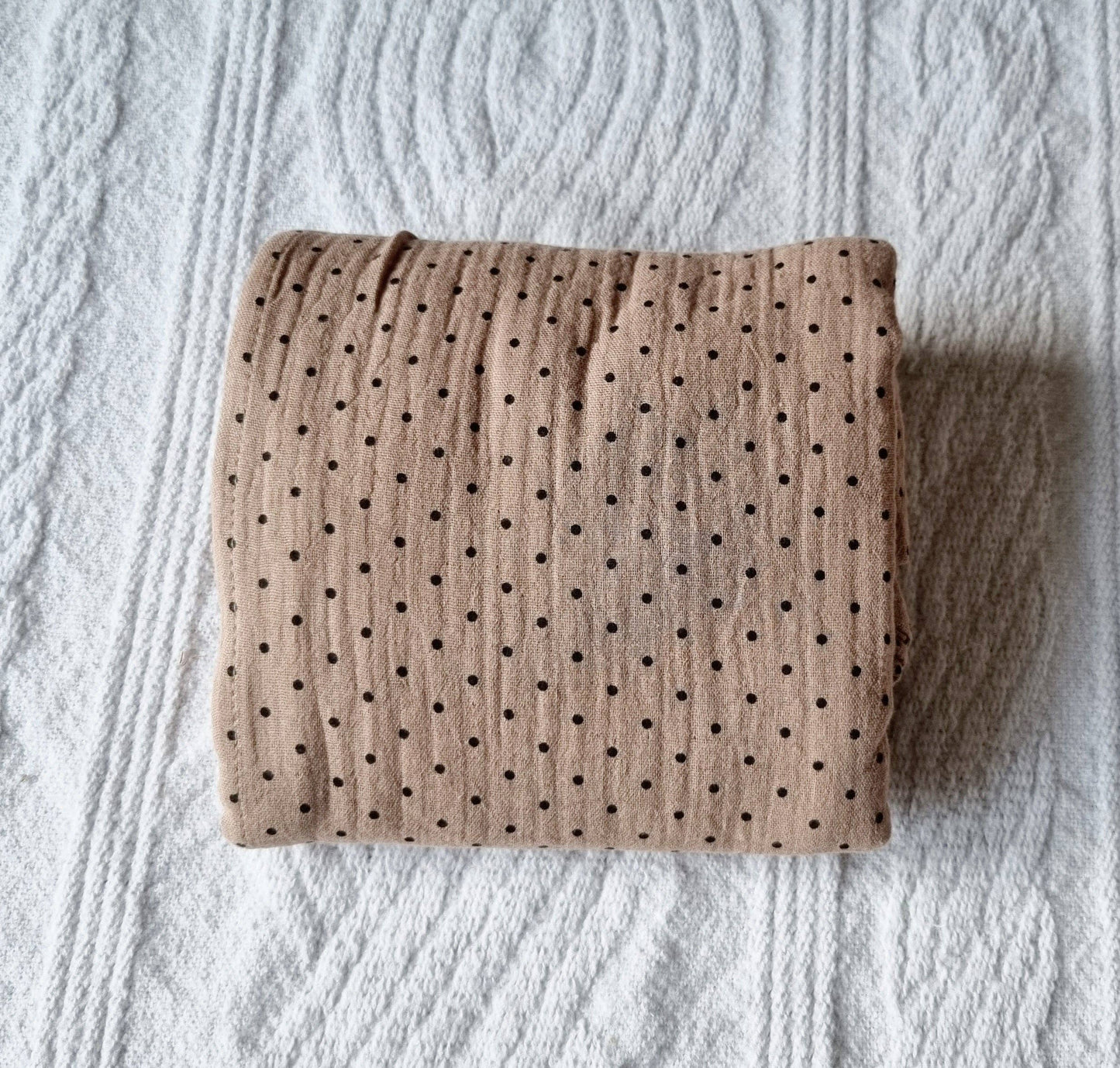 Hydrophilic cloth XL - Soft brown with dots 130x110cm