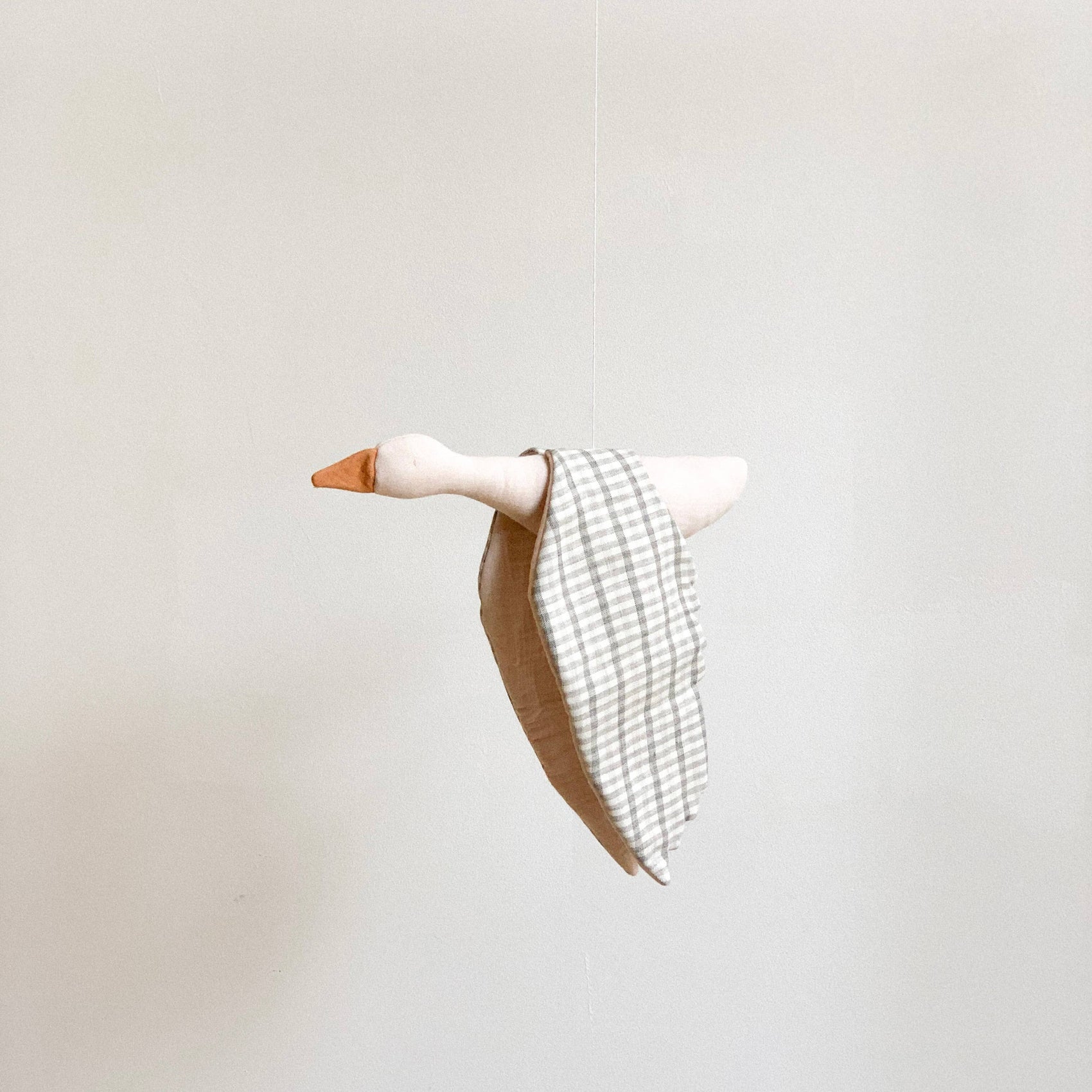Checkered Fabric Bird