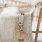 Bedside Organizer, Hanging Storage with Two Pockets, Cream or Taupe