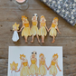 Daffodil Girls Paper Decoration