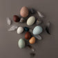 A Dozen Bird Eggs in a Basket, Wooden Play Set