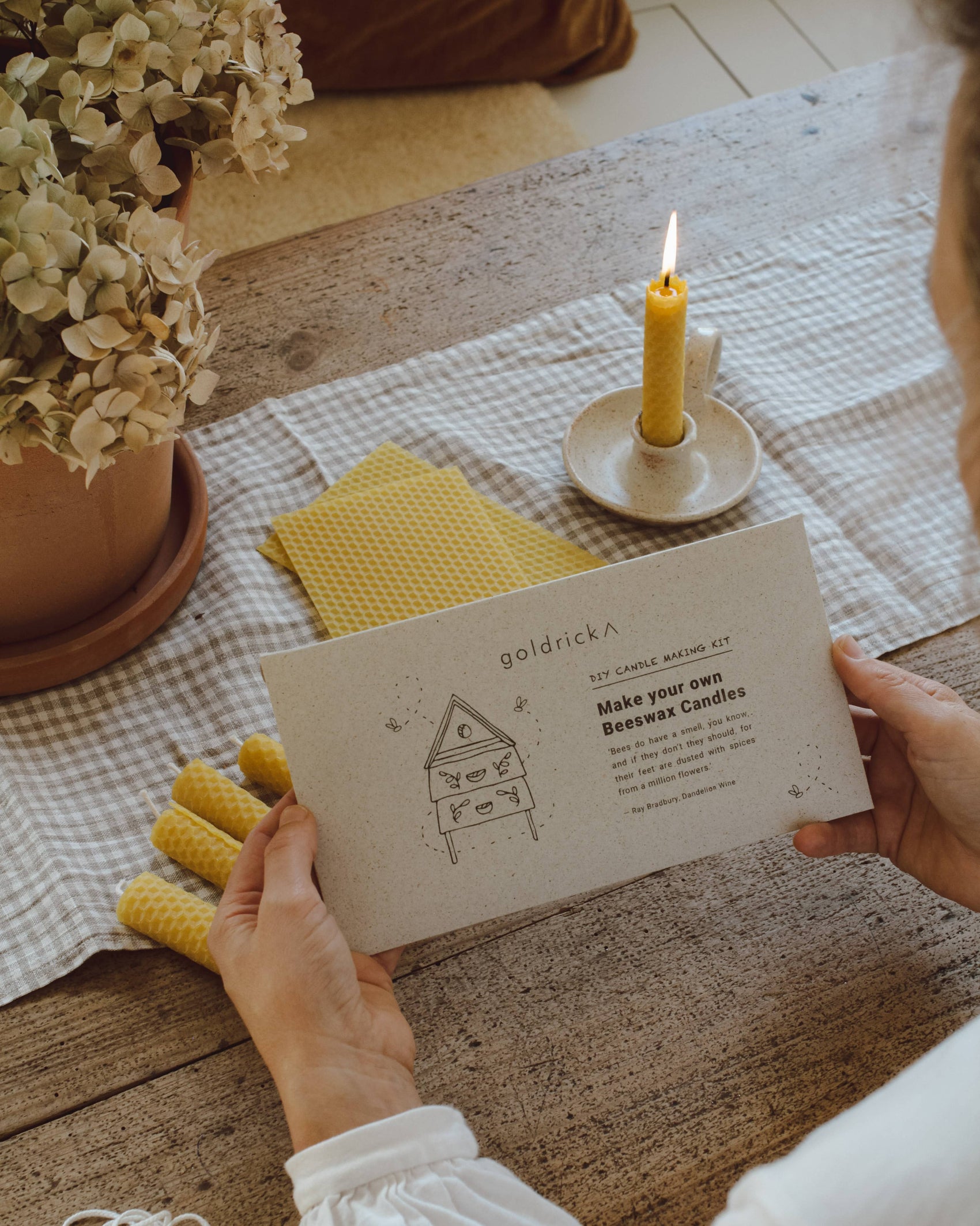 Beeswax Candle Making Kit