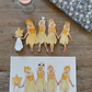 Daffodil Girls Paper Decoration, Danish Design