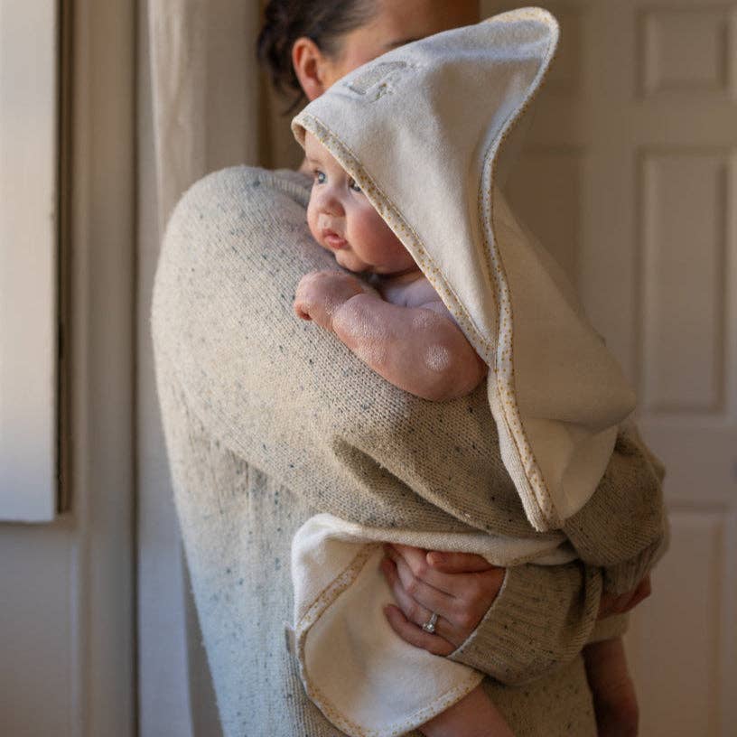 Hooded Baby Towel, Wild Chamomile