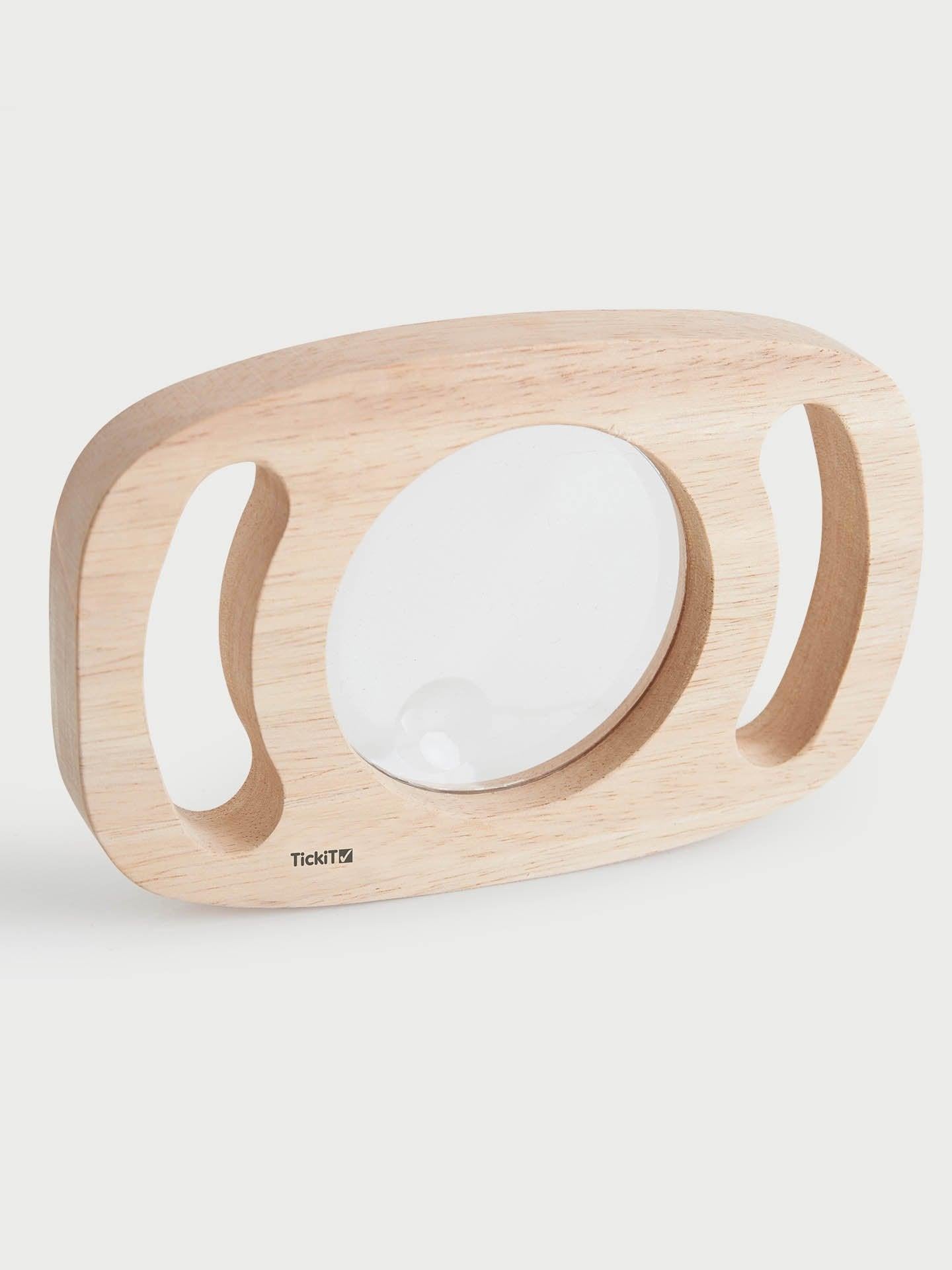 Easy Hold Wooden Magnifier – Montessori Nature Exploration Tool