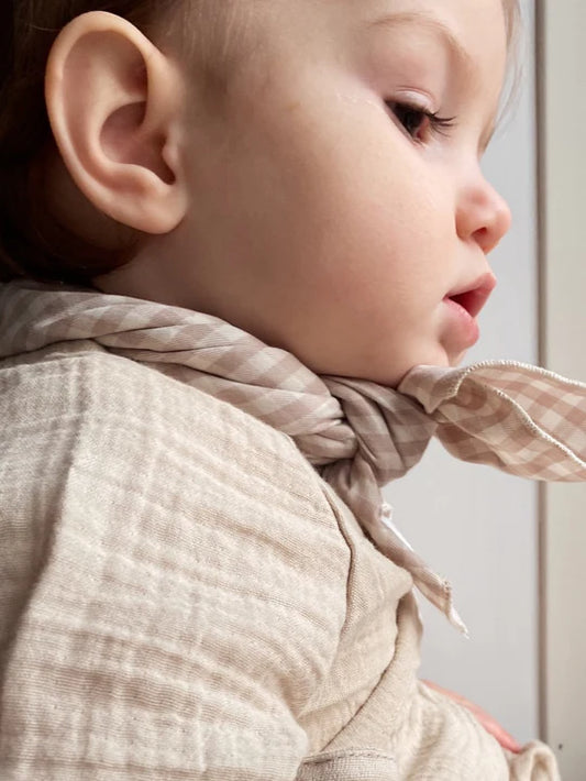 Eddie, Beige Gingham
