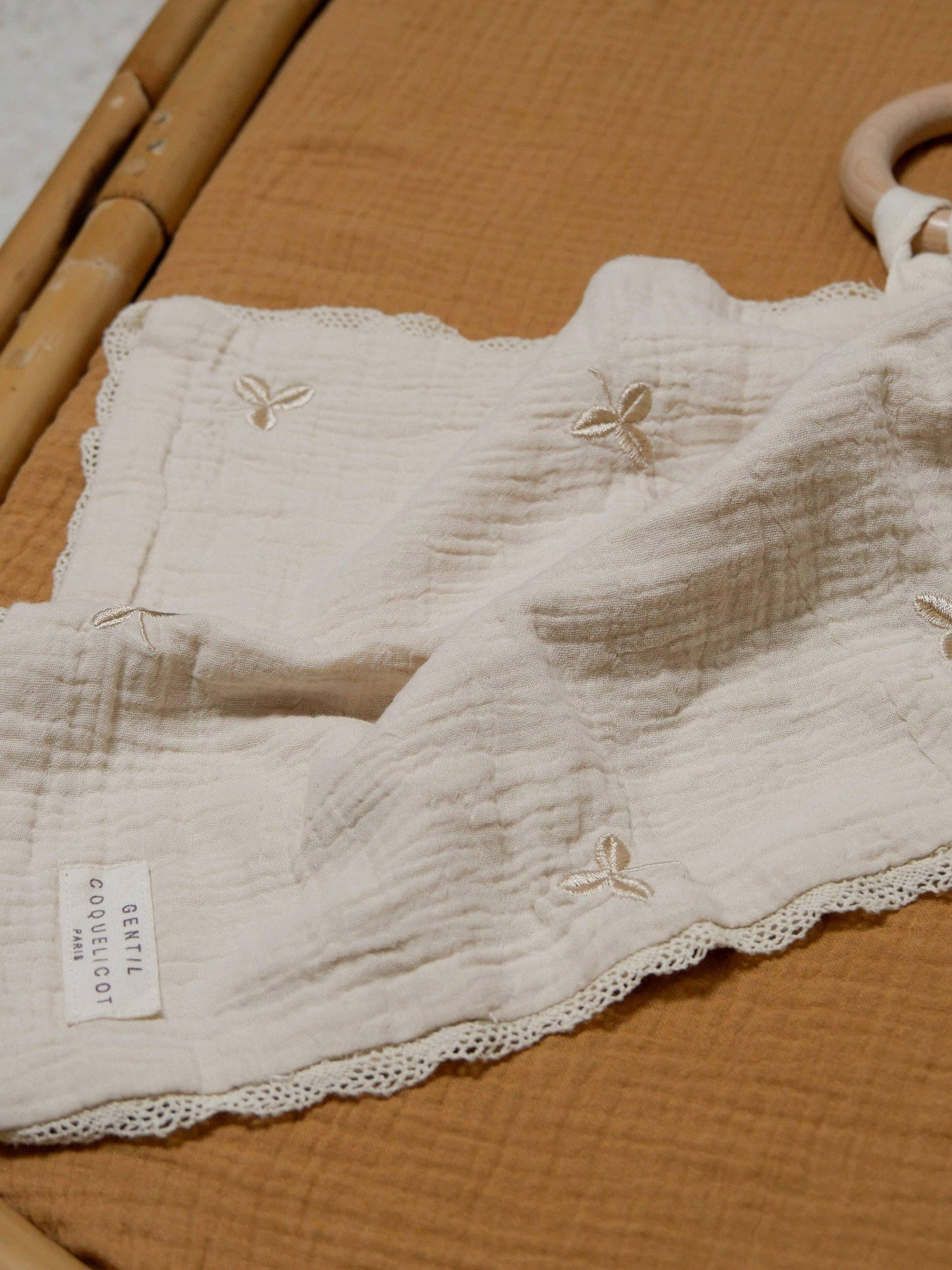 Embroidered Clover Snuggle Cloth