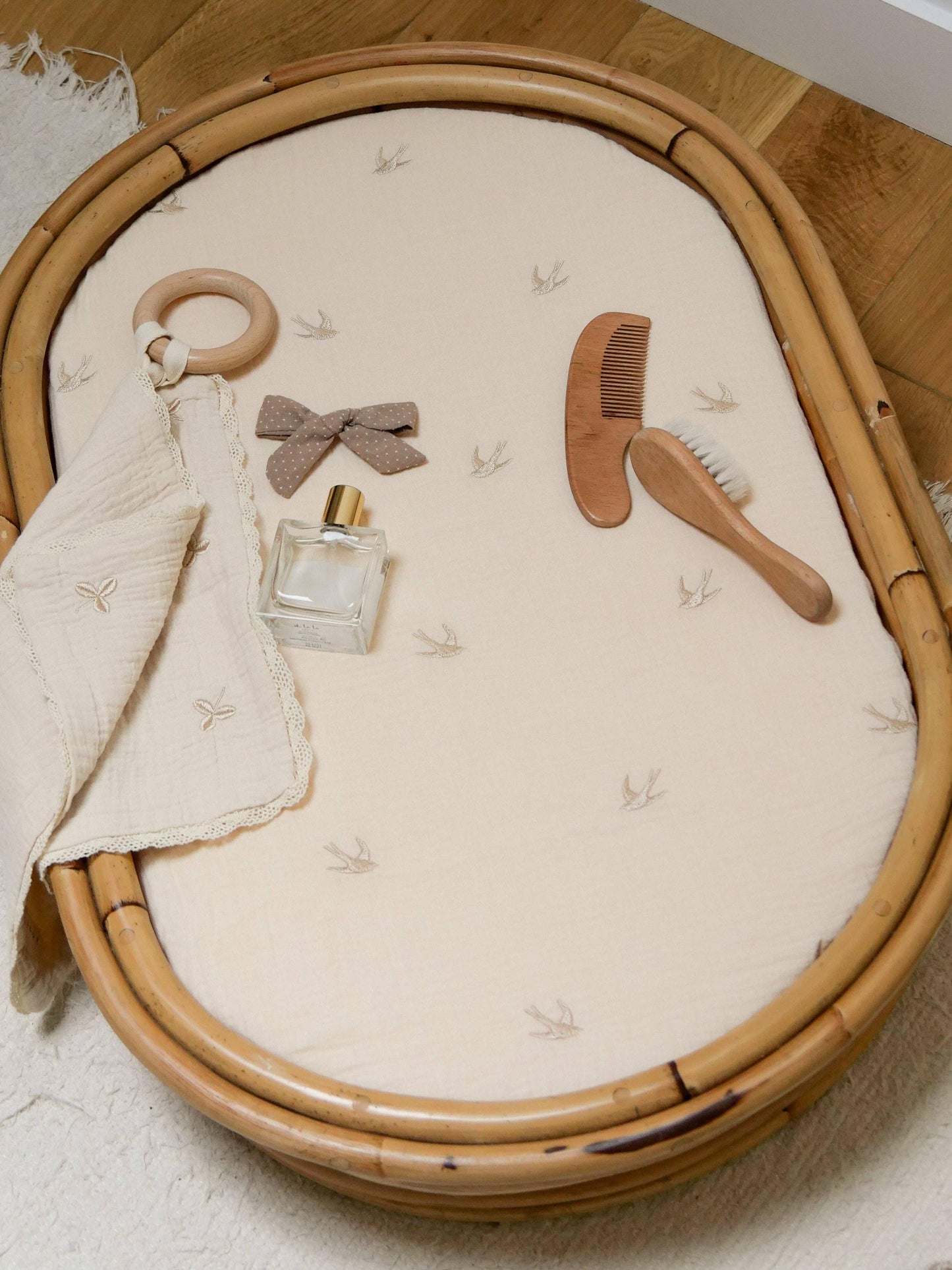 Embroidered Clover Snuggle Cloth