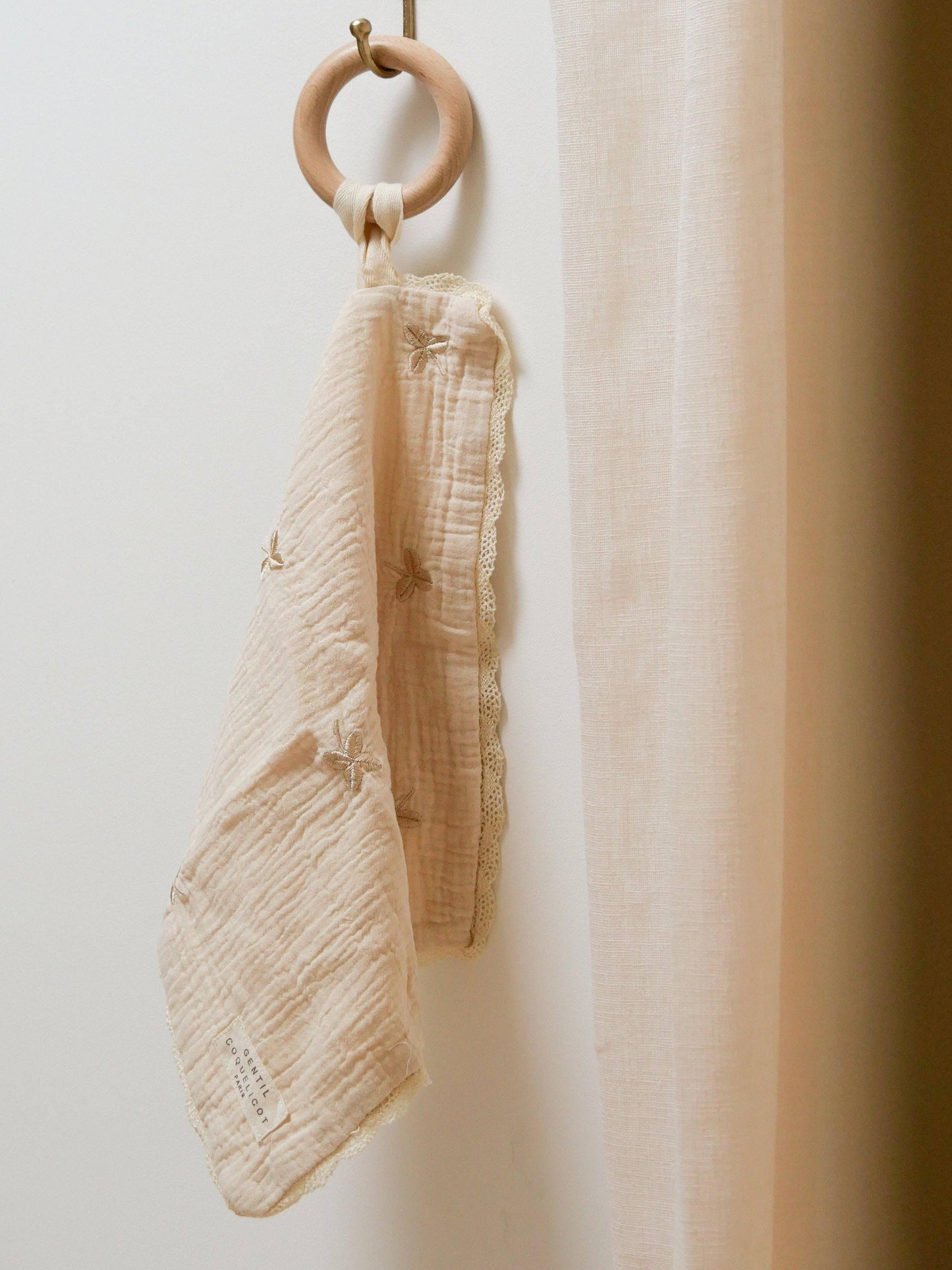 Embroidered Clover Snuggle Cloth