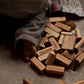 Natural blocks in tray - 30 pcs