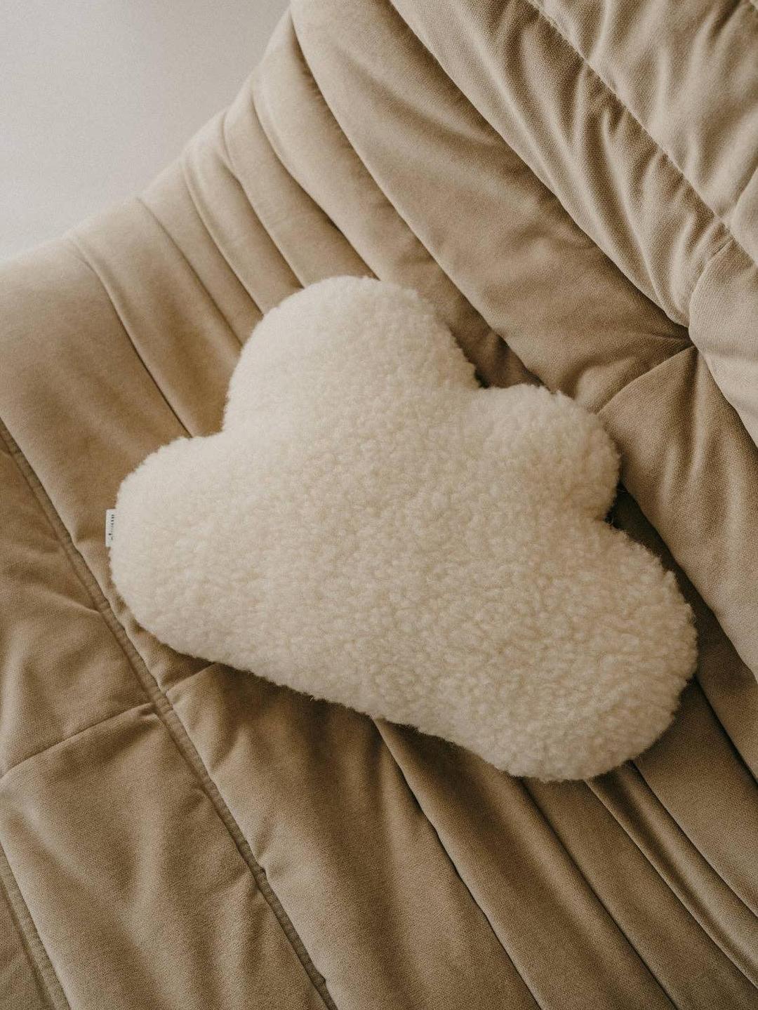 Pillow, Nebys ,Cloud, Sand, 100% Natural Wool