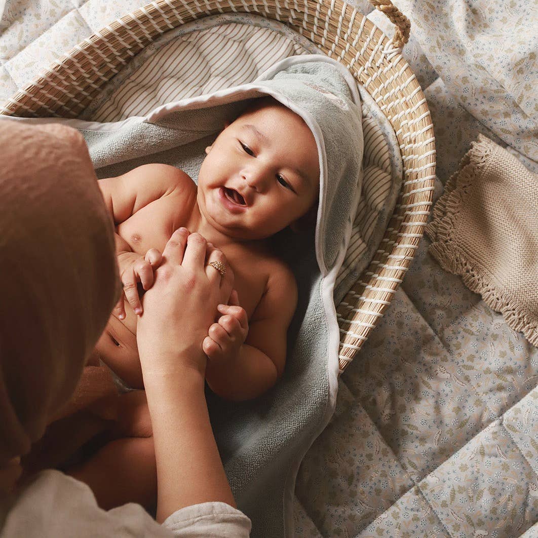 Hooded Baby Towel, Quail