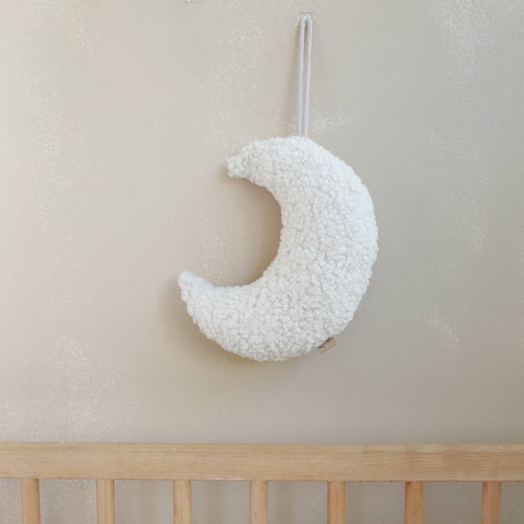 Wall Decoration, Teddy Moon, Cream