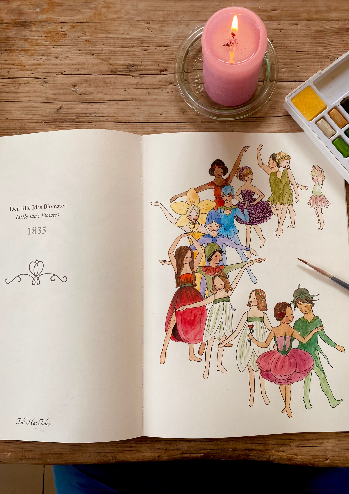 Hans Christian Andersen Fairy Tale Colouring Book with Audio, Danish Design